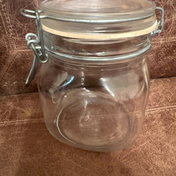 Vintage FIDENZA VITRARIA Per Alimenti Glass Canning Jar Made in‎ Italy Moonshine - Picture 3 of 6